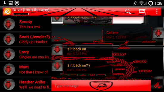 Free Download Night Drive HD EvolveSms Theme APK for Android