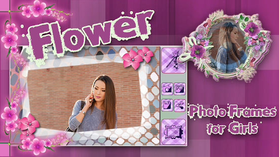 Lastest Flower Photo Frames for Girls APK