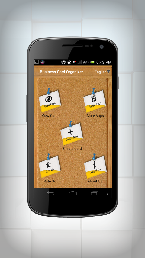 Android application Business Card Organization Pro screenshort