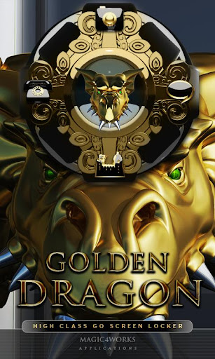 【免費個人化App】GO Locker Theme Golden Dragon-APP點子