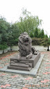 Lion statue at Songjiang in Sh