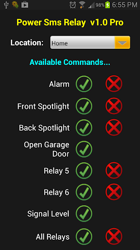 Power Relay SMS Pro Key