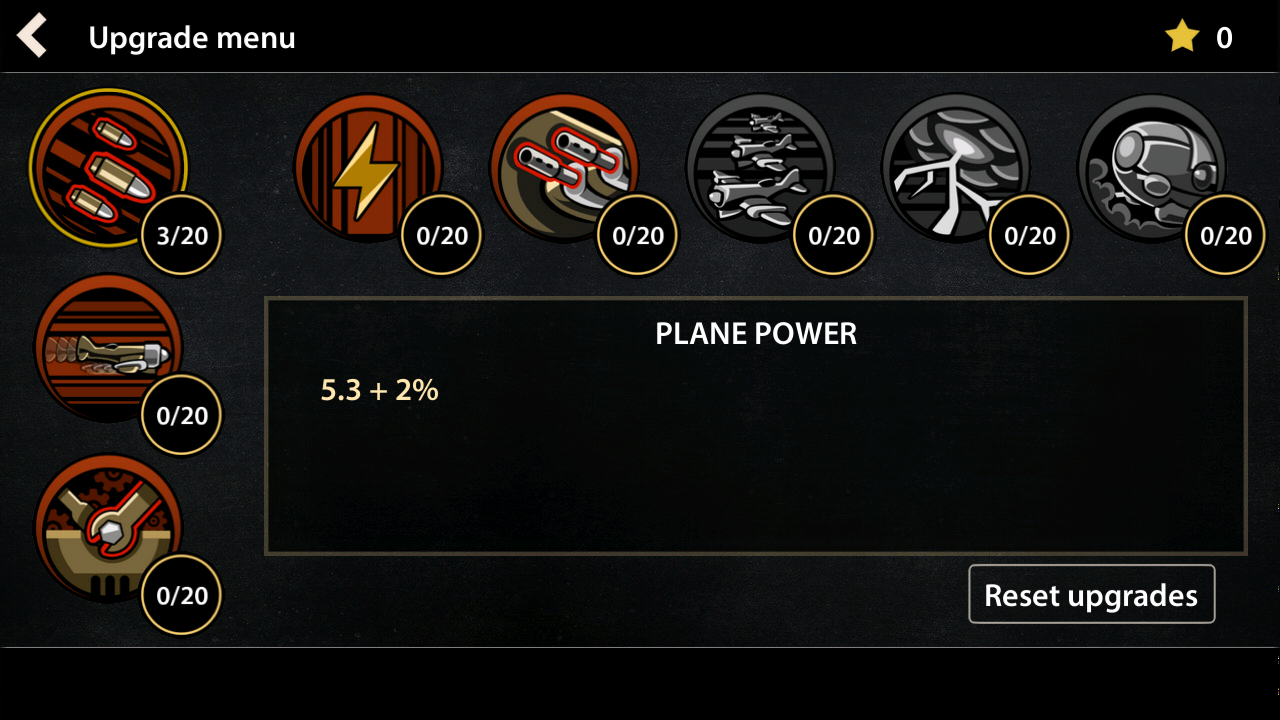 Android application Plane Wars PRO screenshort