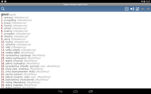 Magnus Czech Dictionaries Screenshots 7