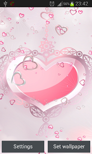 粉紅色的心活壁紙(圖1)-速報App