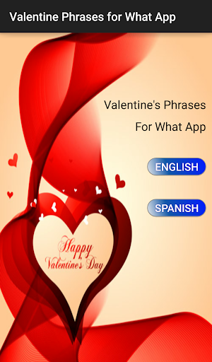 Valentine Phrases for What App