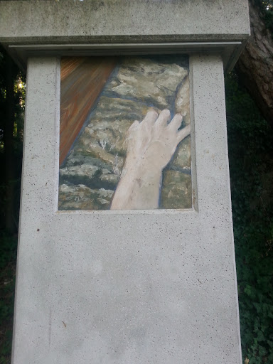 Die Hand An Der Mauer