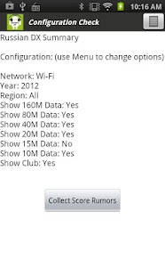 Russian DX Summary screenshot