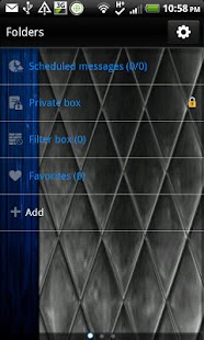 GO SMS - Cobalt Merge Screenshots 3