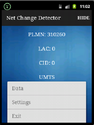 Net Change Detector Screen 2