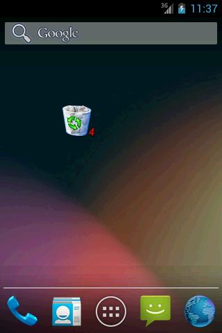 SMS Trash + Widget Screen 2