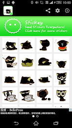 Stickey Little Black Cat poster 5