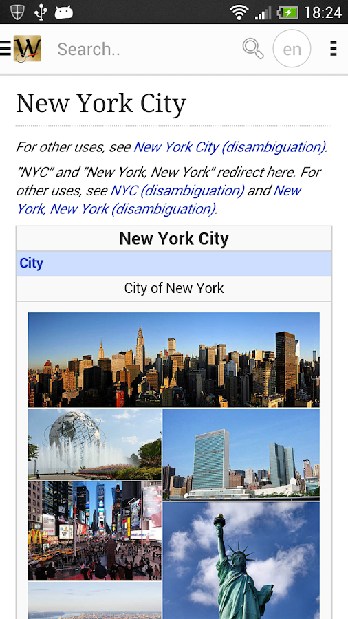 Encyclopedia Pro (Wikipedia) - screenshot