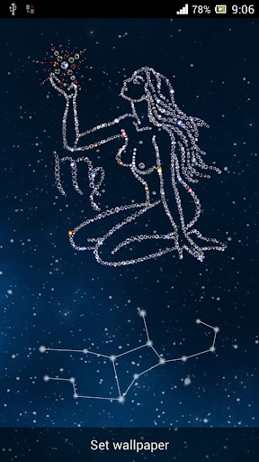 Zodiac Virgo Live Wallpaper