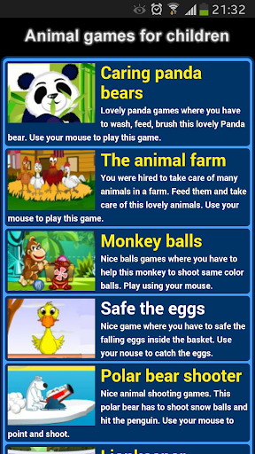 Animal Games for Children