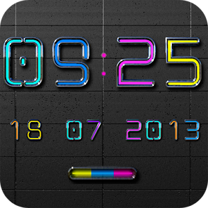 NEW NEON Digital Clock logo