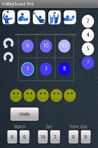 Volleyball Scout Pro Screen 1