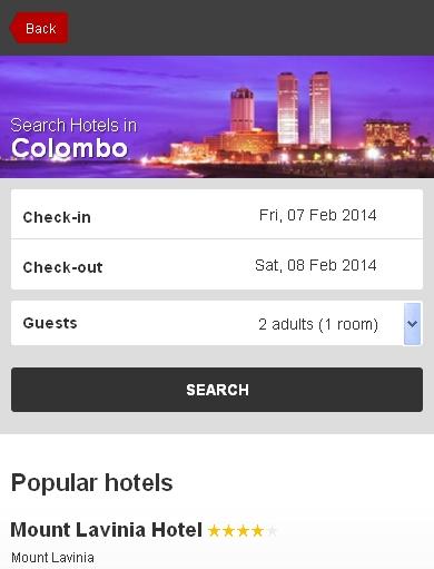 Colombo Hotel booking