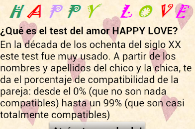 Test del amor HAPPY LOVE poster 1