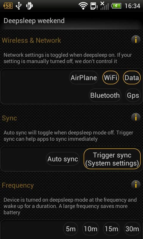 Deep Sleep Battery Saver Pro - screenshot