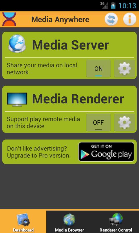 Media Anywhere Pro Unlocker Screen 1