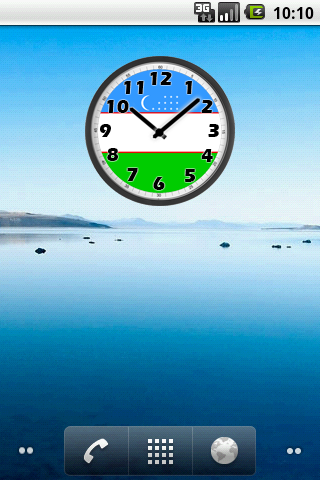 Android application Uzbekistan Clock screenshort