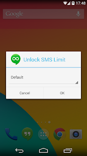 Unlock SMS Limit - screenshot thumbnail