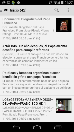 Noticias de El Papa Franciso