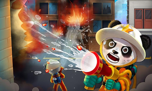 City Hero - Panda Firefighter