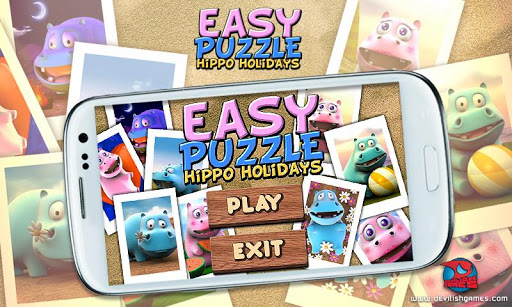 Easy Puzzle - Hippo Holidays