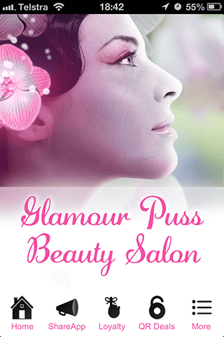 【免費生活App】Glamour Puss Beauty Salon-APP點子