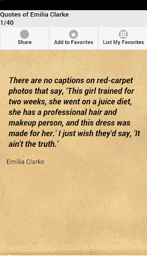 【免費娛樂App】Quotes of Emilia Clarke-APP點子