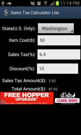 Sales Tax Calculator Lite