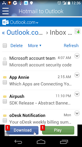 【免費通訊App】Hotmail to Outlook-APP點子