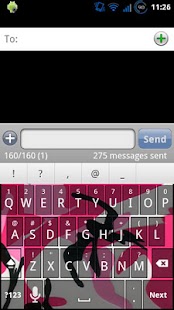 Lastest Pink Camo Keyboard Skin APK for Android