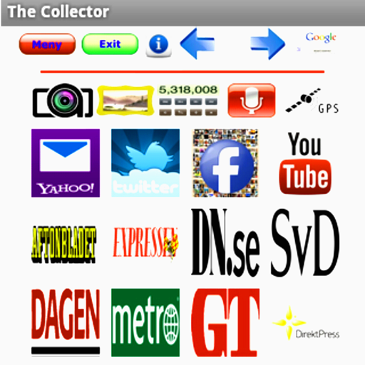 The Collector svenska LOGO-APP點子