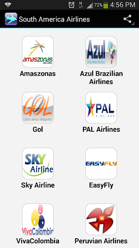 South America Airlines