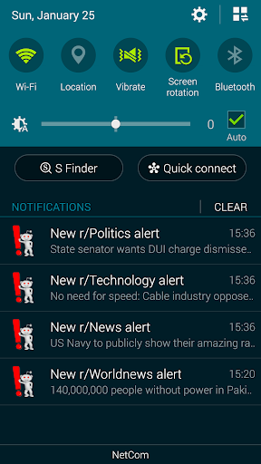 Push alerts from Reddit free