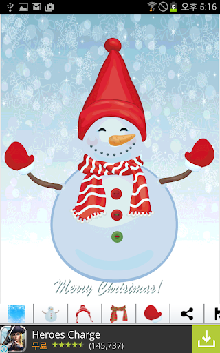 Create a Snowman Dress Up