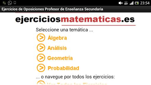 【免費教育App】Oposiciones de Matemáticas-APP點子