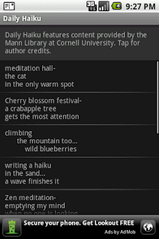 「Daily Haiku」 - Androidアプリ | APPLION