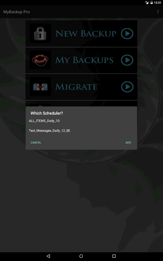    My Backup Pro- screenshot  