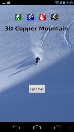 3D Copper Mountain Trail Map