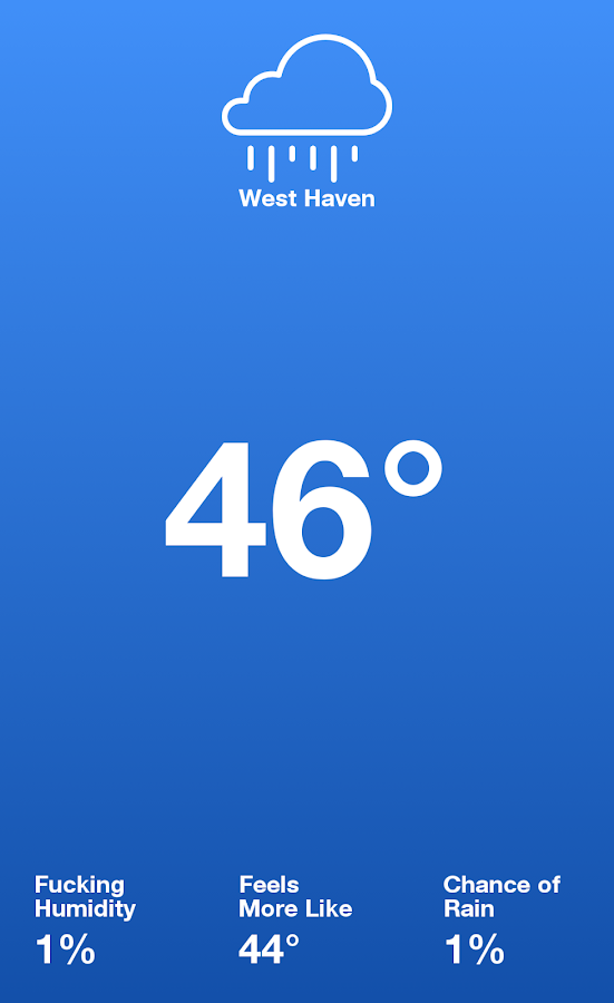   Authentic Weather – Capture d'écran 