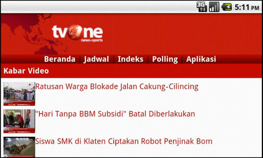 tvOneNews Launcher