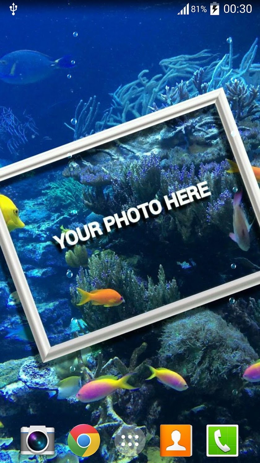 My Photo Under Water LWP ☆ Screen 1