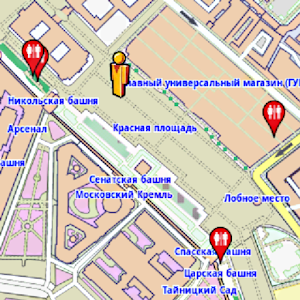 Moscow Amenities Map