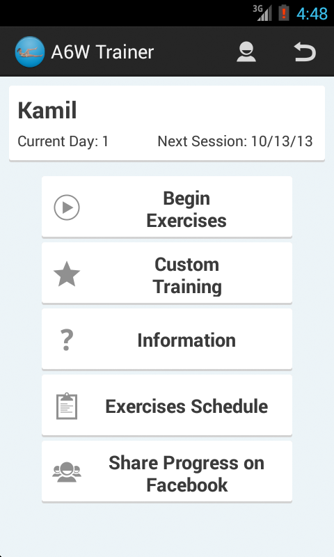 for tummy flat aerobic Google Trainer Play  Workout Belly on Android Apps A6W Flat