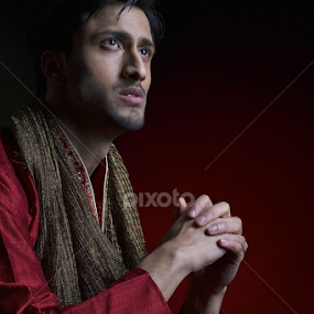...cares of the world. by Joseph Quartson - People Portraits of Men