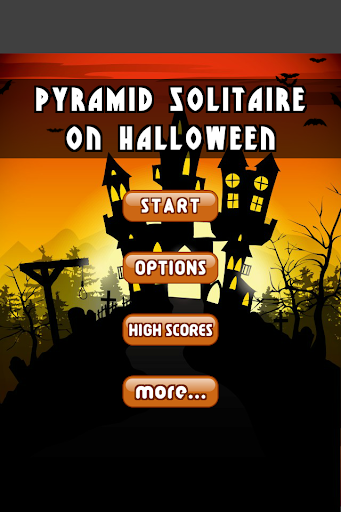 Pyramid Solitaire on Halloween
